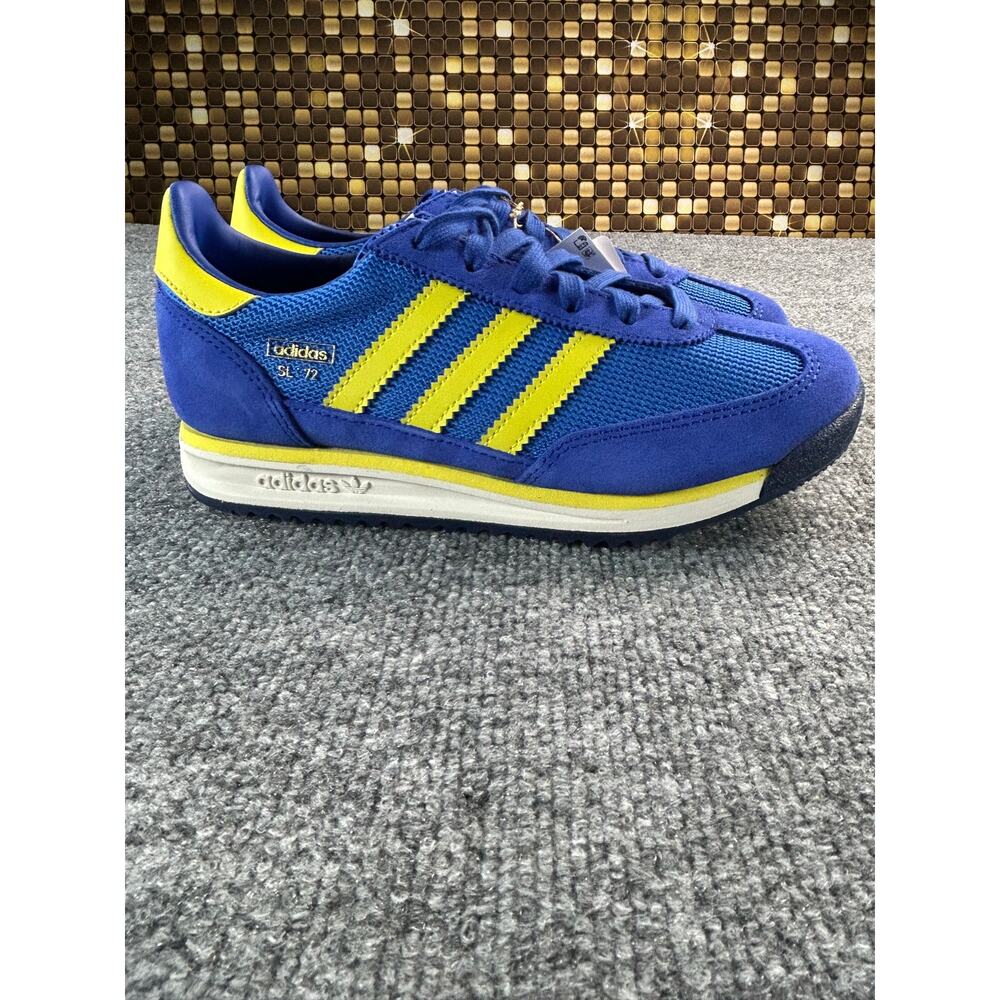 Adidas SL 72 RS Blue Yellow Running Shoes Women's Size 5 - Picture 6 of 9